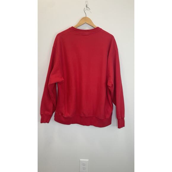 Champion Reverse Weave Crewneck Sweatshirt Men’s Size 2XL Red Athletic Jumper - Picture 7 of 10